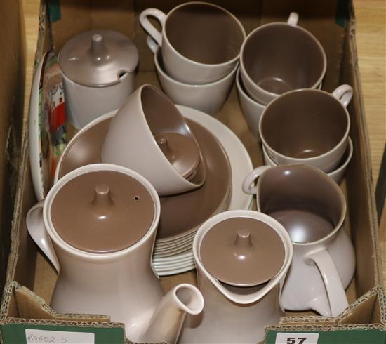 A Poole pottery tea/coffee set